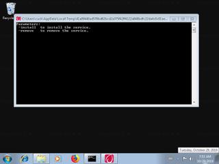 Screenshot from the sandbox