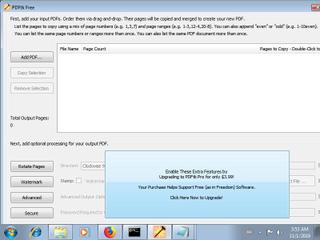 Screenshot from the sandbox