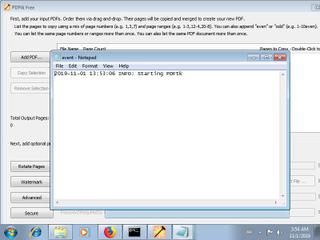 Screenshot from the sandbox