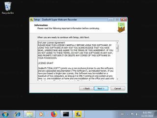 Screenshot from the sandbox
