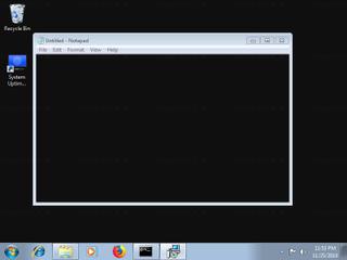 Screenshot from the sandbox