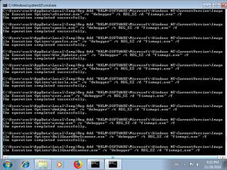 Screenshot from the sandbox
