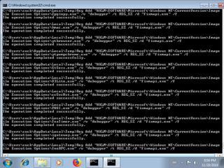 Screenshot from the sandbox