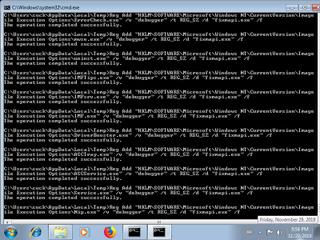 Screenshot from the sandbox