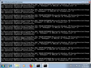 Screenshot from the sandbox