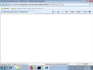 Screenshot from the sandbox