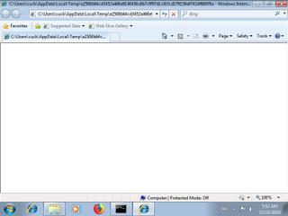 Screenshot from the sandbox