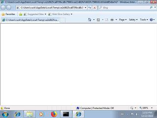 Screenshot from the sandbox