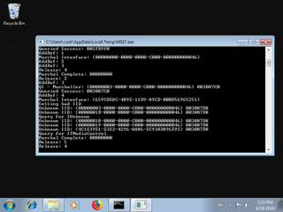 Screenshot from the sandbox