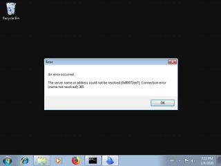 Screenshot from the sandbox