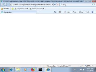 Screenshot from the sandbox