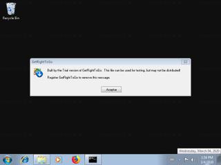 Screenshot from the sandbox