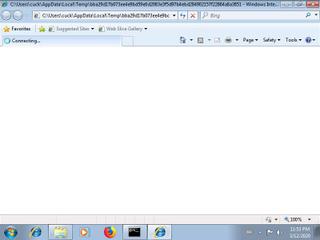 Screenshot from the sandbox