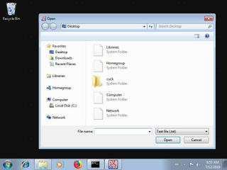 Screenshot from the sandbox