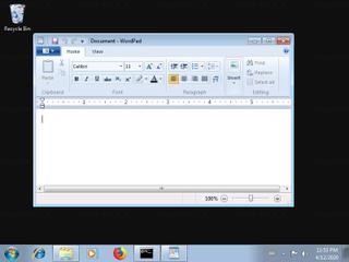 Screenshot from the sandbox