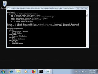 Screenshot from the sandbox
