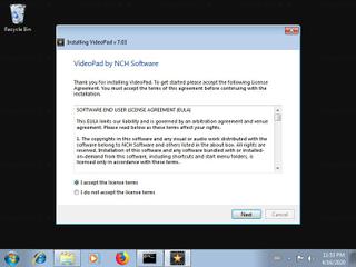 Screenshot from the sandbox