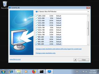 Screenshot from the sandbox