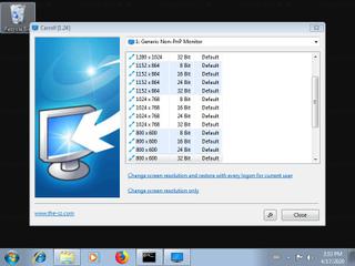 Screenshot from the sandbox