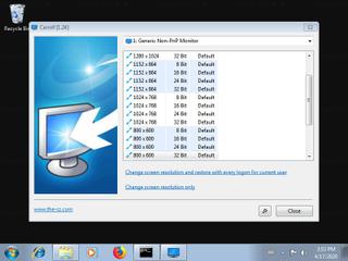 Screenshot from the sandbox