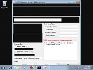 Screenshot from the sandbox
