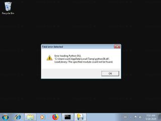 Screenshot from the sandbox