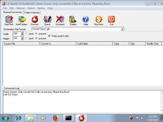 Screenshot from the sandbox