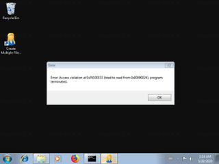 Screenshot from the sandbox