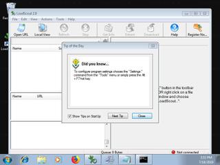 Screenshot from the sandbox