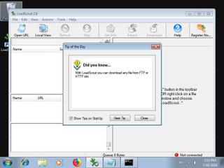 Screenshot from the sandbox