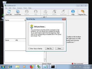 Screenshot from the sandbox