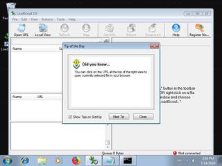 Screenshot from the sandbox