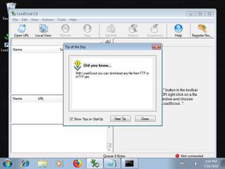 Screenshot from the sandbox