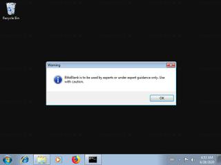 Screenshot from the sandbox