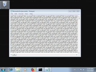 Screenshot from the sandbox