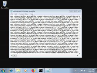 Screenshot from the sandbox
