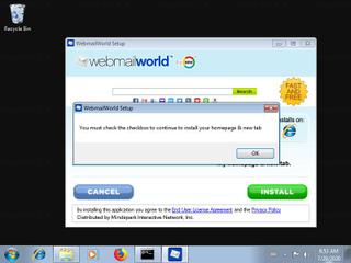 Screenshot from the sandbox