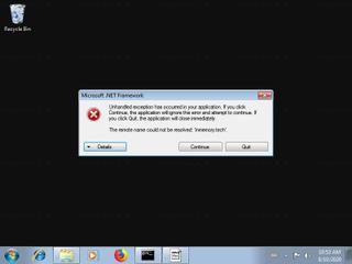 Screenshot from the sandbox