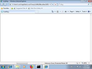Screenshot from the sandbox