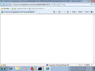 Screenshot from the sandbox
