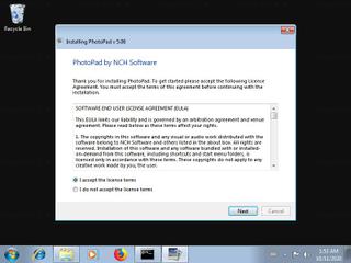Screenshot from the sandbox