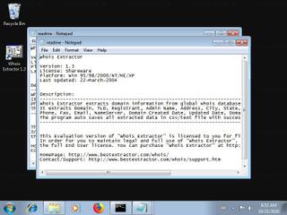 Screenshot from the sandbox