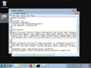 Screenshot from the sandbox