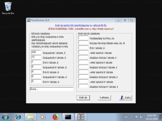 Screenshot from the sandbox