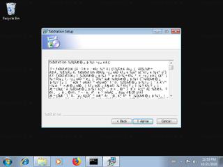 Screenshot from the sandbox