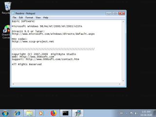 Screenshot from the sandbox